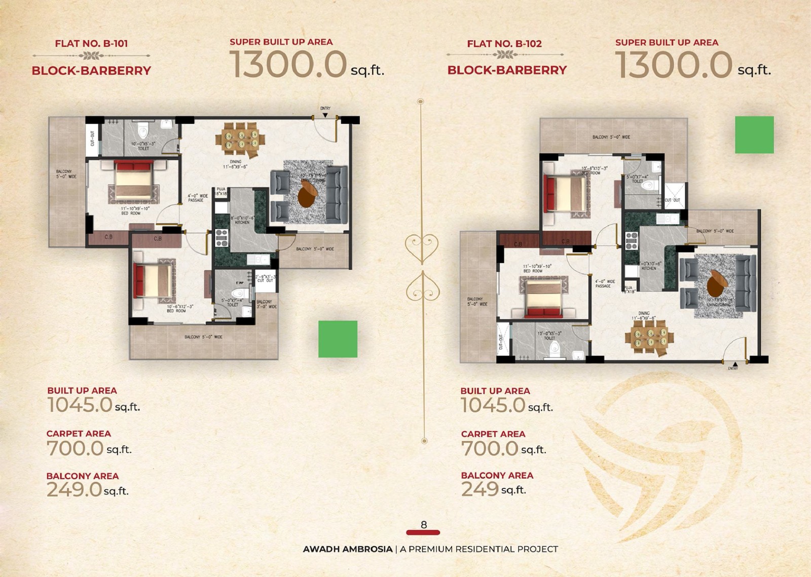 Awadh Ambrosia Floor plan